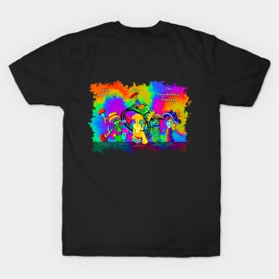 The Psychedelic Family, magic mushrooms T-Shirt